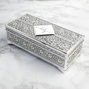 Personalised Silver Trinket Box, 5 of 10