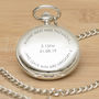 Personalised Wedding Day Pocket Watch, thumbnail 1 of 7