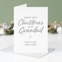 Star Personalised First Christmas As My Grandad Card, thumbnail 1 of 3