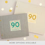 Personalised 90th Birthday Photo Album, thumbnail 1 of 12