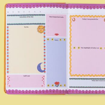 Gold Edged Gratitude Journal With Pink Tassle, 2 of 7