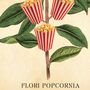 Popcorn Movie Poster Botanical Print, thumbnail 7 of 11