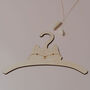 Personalised Childrens Coat Hanger With Fox Design, thumbnail 3 of 8