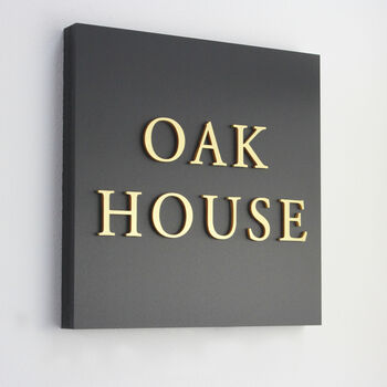 Personalised Square House Sign, 3 of 11