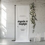 Personalised Retro Fabric Welcome Sign, thumbnail 1 of 3