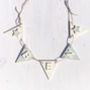 Personalised Wooden Name Bunting With Stars, thumbnail 2 of 3