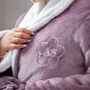 Personalised Sherpa Style Monogrammed Robe, thumbnail 12 of 12