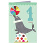 Seal 1st Birthday Card, thumbnail 2 of 4