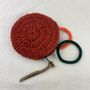 Fair Trade Crochet Wool Circular Spiral Coin Purse, thumbnail 10 of 10