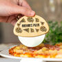 Personalised Pizza Cutter Bamboo, thumbnail 1 of 5