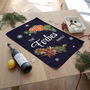 Personalised Christmas Clementine Tea Towel, thumbnail 3 of 6