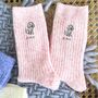 Personalised Dog Cashmere Wool Bed Sock Gift, thumbnail 2 of 9