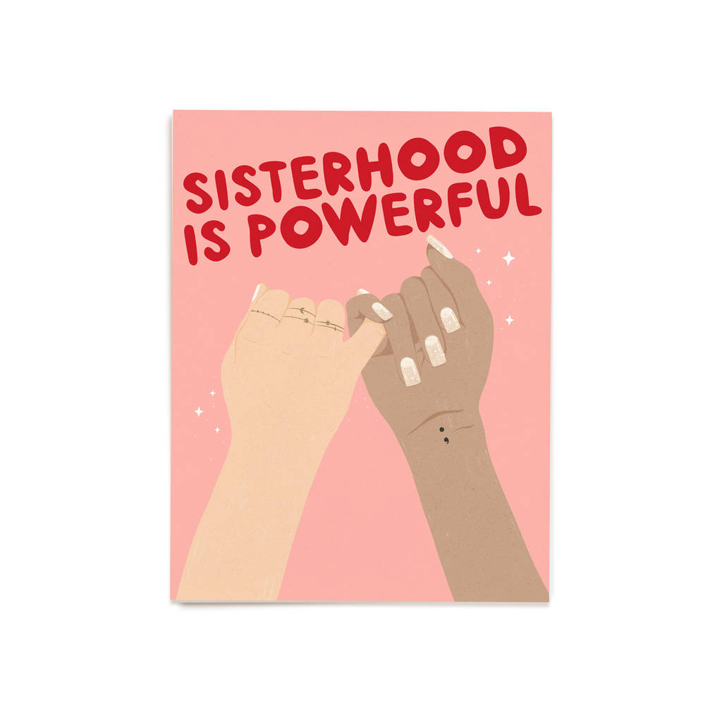 sisterhood print by house of wonderland | notonthehighstreet.com