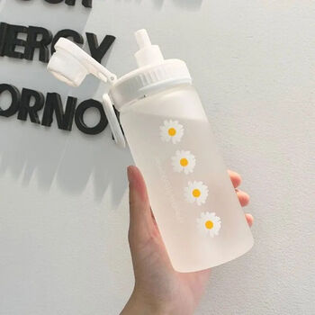 Daisy Water Bottle With Straw Sports Lid, 4 of 7