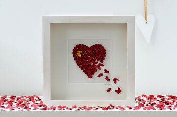 Handmade 3D Framed Butterfly Heart, Can Be Personalised, 6 of 7