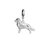 Golden Retriever Sterling Silver Jewellery Charm, thumbnail 3 of 7