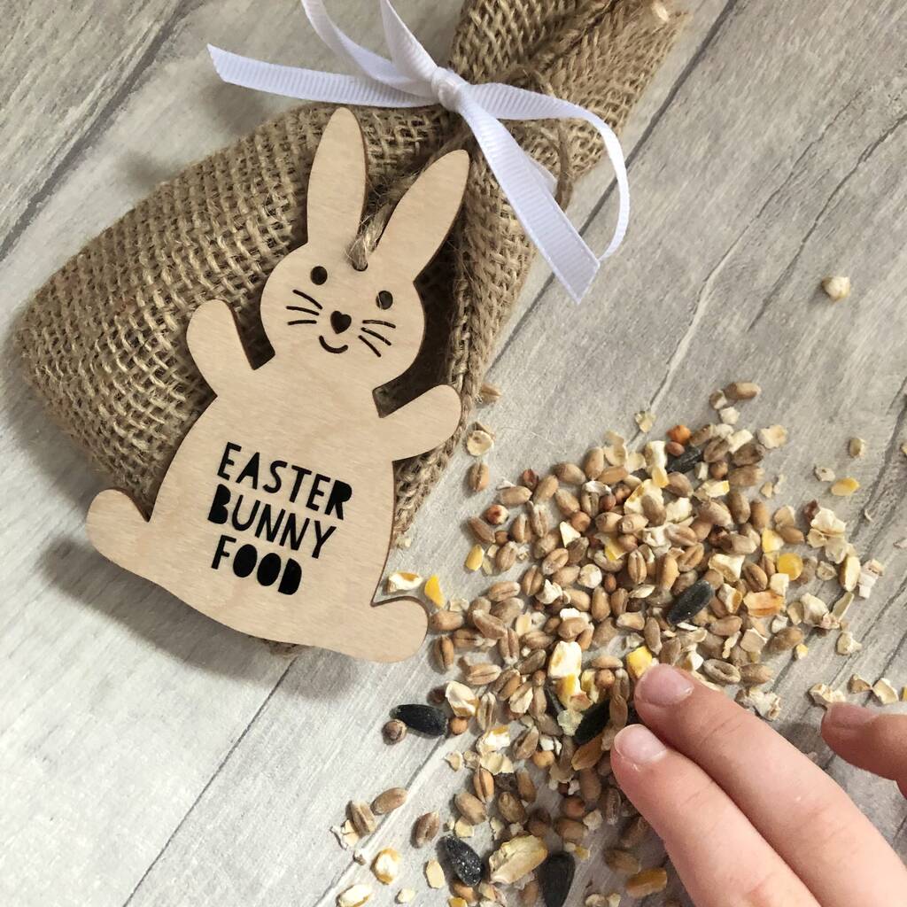 Easter Bunny Food By Alphabet Bespoke Creations