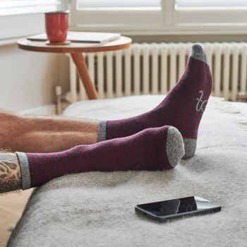 Soft Lambswool Ankle Socks For Men : Patterns, 11 of 11