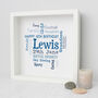 Personalised 16th Birthday Word Art Gift For Him, thumbnail 1 of 3