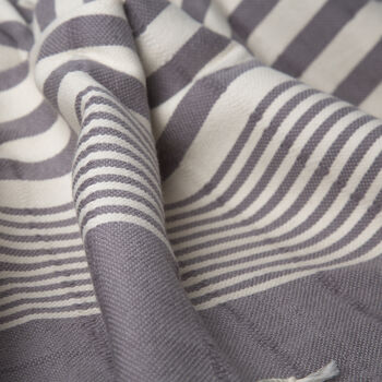 Personalised Beach Towel And Leather Strap 2nd Anniversary Gift Set, 10 of 12