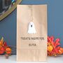 Personalised Halloween Ghost Tag Bag, thumbnail 1 of 3