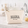 Personalised Makeup Travel Bag Gift For New Mum Mama, thumbnail 3 of 12