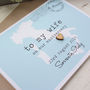 Personalise Anniversary 'To My Wife 'Wedding Day Card, thumbnail 4 of 4