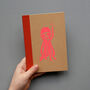 Octopus Hand Screen Printed Notebook, thumbnail 2 of 6