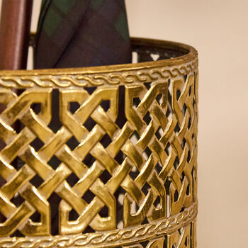 Gold Lattice Umbrella Stand, 4 of 4