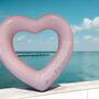 Personalised Pink Heart Pool Float, thumbnail 4 of 4
