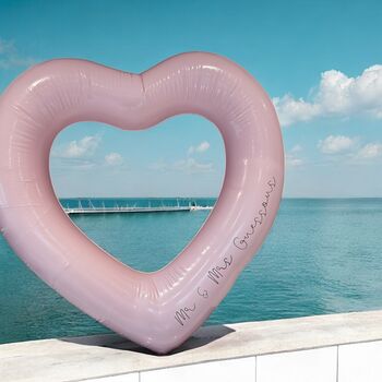 Personalised Pink Heart Pool Float, 4 of 4
