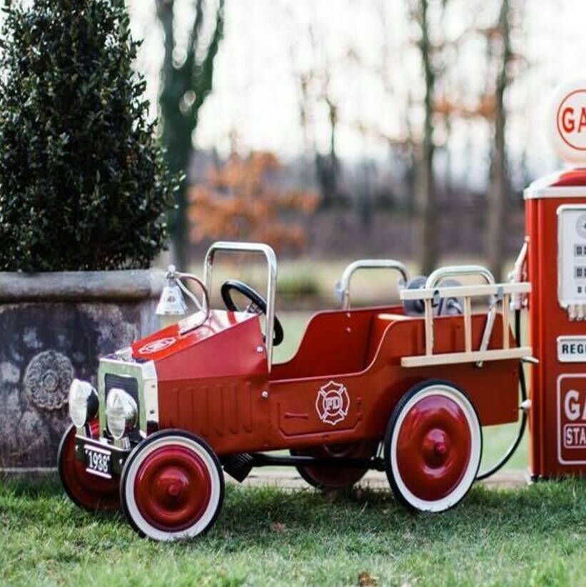 Retro Pedal Car Fire Engine By Alice Frederick | notonthehighstreet.com