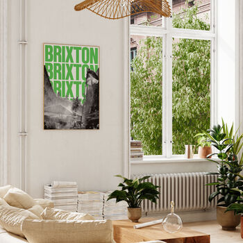 Brixton, London Print, Graphic Art, 2 of 6