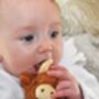 Longhorn Highland Cow Mini Soft Toy And Baby Rattle, thumbnail 8 of 8