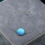 Sterling Silver Aurora Glass Crystal Bracelet, thumbnail 1 of 12