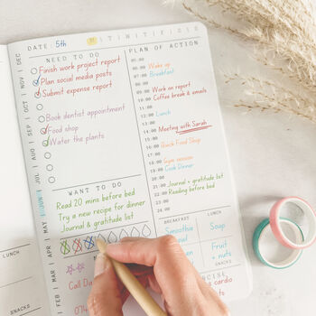 Daily Planner | Productivity And Wellness Organiser, 2 of 3