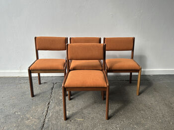 Mid Century Reupholstered Dining Chairs By G Plan, 5 of 12
