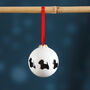 Dog Christmas Bauble Decoration. Pick Your Breed, thumbnail 6 of 12