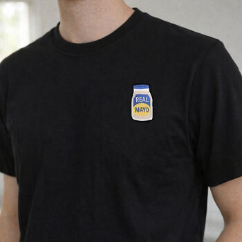 Real Mayo Embroidered T Shirt, 6 of 7