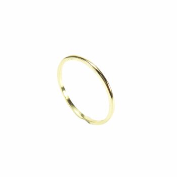 Band Stacking Ring, Rose, Gold Vermeil On 925 Silver, 5 of 9