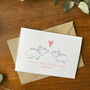 Happy Valentine's Day Daddy Triceratops Card, thumbnail 2 of 4