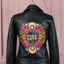 Black Custom Bride Leather Jacket 'Drunk In Love', thumbnail 4 of 7