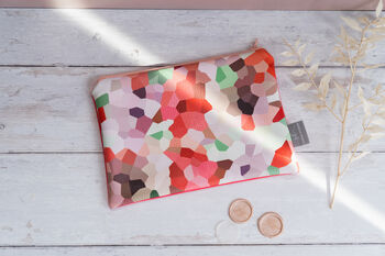 Blush Handmade Faux Leather Pouch, 2 of 6