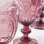 Set Of Four Amethyst Baroque Wine Goblets, thumbnail 4 of 8