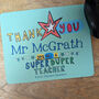 Personalised Thankyou Teacher Mousemat, thumbnail 2 of 5