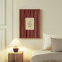 I Just Need You And Sunsets Striped Wall Print, thumbnail 5 of 8
