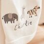Personalised Welcome To The World Ivory Shawl, thumbnail 2 of 5