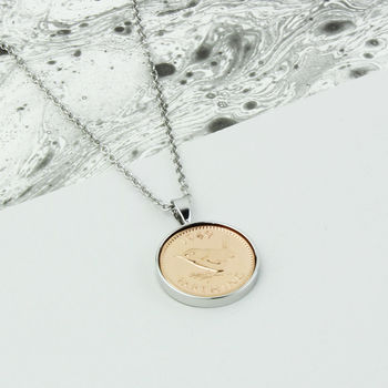 1942 80th Personalised Farthing Necklace, 7 of 10