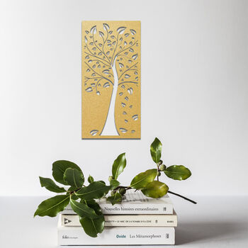 Elegant Tree Wooden Wall Art Home Nature Accent, 8 of 10