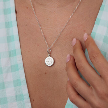 Sterling Silver Rich Tea Biscuit Charm Necklace, 5 of 6